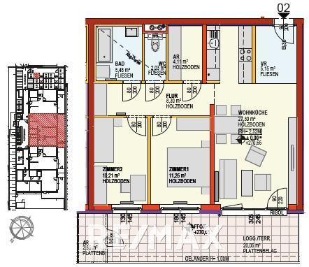 Wohnung zur Miete 855 € 3 Zimmer 74 m²<br/>Wohnfläche Altlengbach 3033