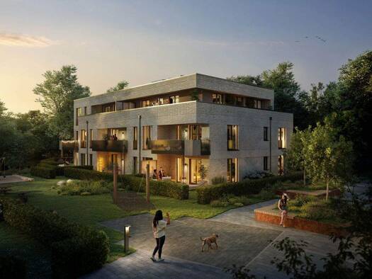 Wohnung zum Kauf - Neubau provisionsfrei 765.000 € 3 Zimmer 94,8 m² 1. Geschoss Friedrich-Kirsten-Straße 35 Wellingsbüttel Hamburg-Poppenbüttel 22391