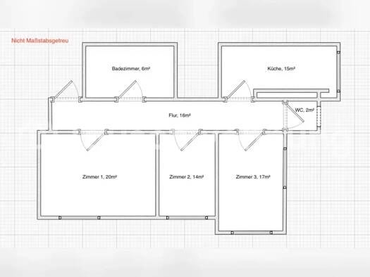 Wohnung zur Miete Tauschwohnung 1.937 € 3 Zimmer 90 m² 3. Geschoss Schwabing-West München 80796