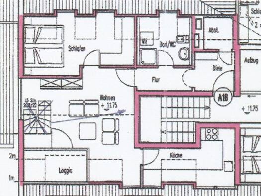 Maisonette zur Miete 990 € 3 Zimmer 80 m² Geschoss 4/5 frei ab 01.06.2026 Schniegling Nürnberg 90427