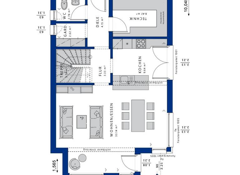 Einfamilienhaus zum Kauf 562.913 € 4 Zimmer 129 m² 561 m² Grundstück Spexard Gütersloh 33332