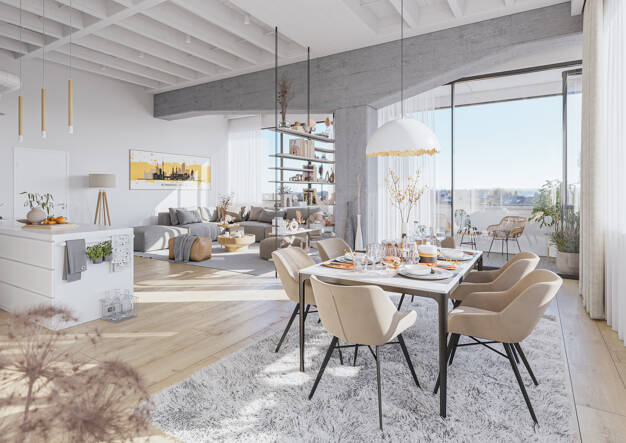 Wohnung zum Kauf - Neubau 800.638 € 3 Zimmer 94,8 m² 4. Geschoss frei ab 30.09.2030 Seeleinsbühl Nürnberg 90431