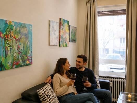Wohnung zur Miete auf Zeit 1.100 € 2 Zimmer 25 m² frei ab sofort Wasserweg 27 Sachsenhausen Süd 60594