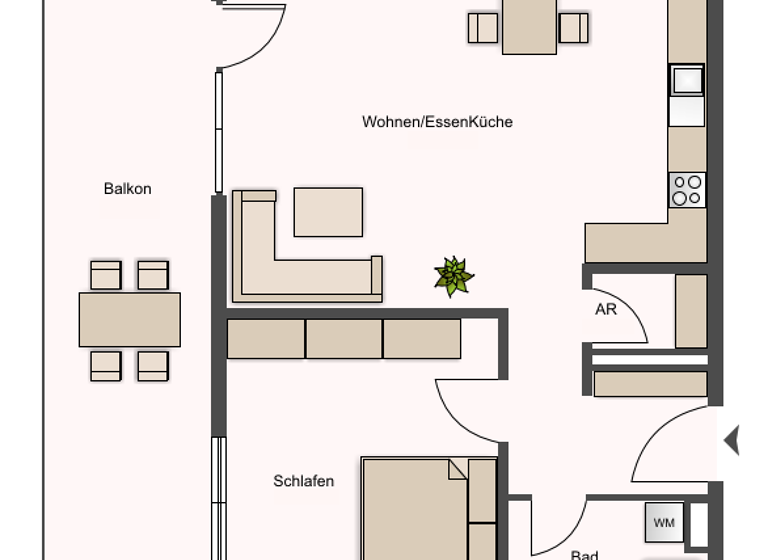 Wohnung zur Miete - Erstbezug 1.329 € 2 Zimmer 64,8 m² 3. Geschoss frei ab sofort Lange Straße 65 Innenstadt Fürth 90762