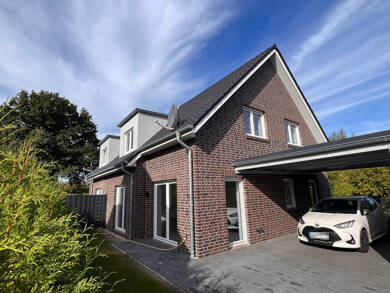 Doppelhaushälfte zum Kauf - Neubau 359.000 € 4 Zimmer 112 m² 1.301 m² Grundstück Hengstforde Augustfehn 26689
