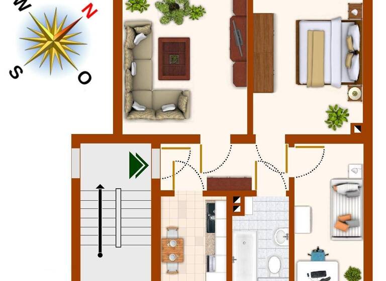 Wohnung zum Kauf als Kapitalanlage geeignet 54.000 € 3 Zimmer 68,5 m² Bad Lausick 04651