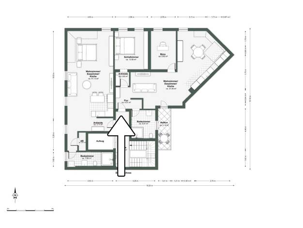 Wohnung zum Kauf 449.000 € 3 Zimmer 83 m² frei ab 01.10.2026 Maxfeld Nürnberg 90409