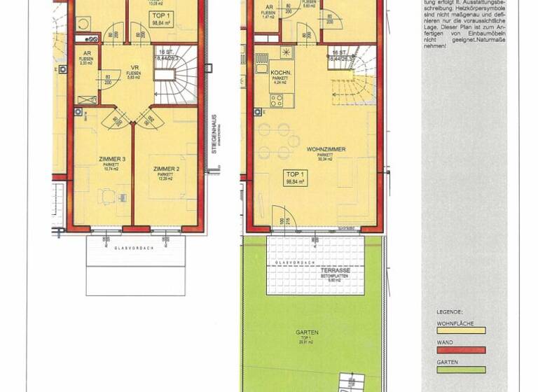 Maisonette zur Miete 1.291 € 4 Zimmer 98,8 m² Hohenegger Straße Hafnerbach 3386