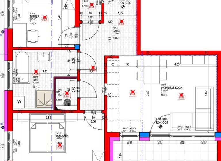 Wohnung zur Miete 743 € 3 Zimmer 66,7 m² EG frei ab 01.03.2026 Oidener Straße 68 Pichling Linz 4030