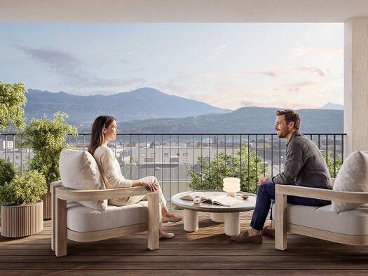 Wohnung zum Kauf - Erstbezug provisionsfrei 465.000 € 2 Zimmer 47,3 m² 6. Geschoss Egerdachstraße Pradl Innsbruck 6020