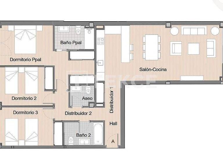 Studio zum Kauf 380.000 € 3 Zimmer 91 m² EG Málaga 29680