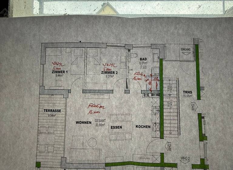 Wohnung zur Miete - Neubau 1.150 € 3 Zimmer 64,5 m²<br/>Wohnfläche EG<br/>Geschoss 15.07.2025<br/>Verfügbarkeit Staufenstraße 14 Hilzingen Hilzingen 78247
