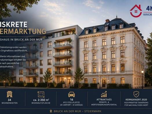 Sonstiges zum Kauf als Kapitalanlage geeignet 5.160.000 € 2.800 m² 2.629 m² Grundstück Bruck an der Mur 8600