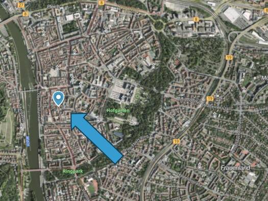Mehrfamilienhaus zum Kauf 1.277.000 € 13 Zimmer 346,5 m² 1.000 m² Grundstück Altstadt Würzburg 97070