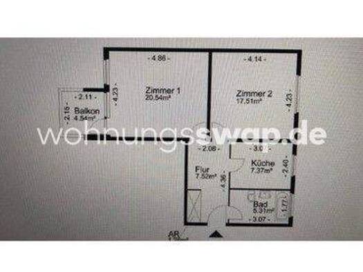 Studio zur Miete Tauschwohnung 450 € 2 Zimmer 68 m² 2. Geschoss Lankwitz Berlin 12249