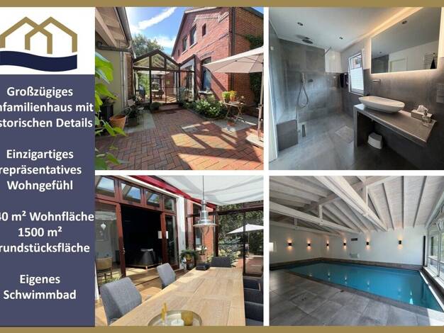 Einfamilienhaus zum Kauf 535.000 € 6 Zimmer 340 m² 1.469 m² Grundstück Obenstrohe Varel 26316
