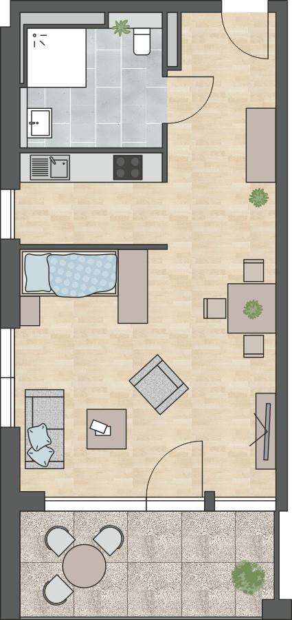 WG-Zimmer zur Miete 550 € 53,7 m²<br/>Wohnfläche 1.<br/>Geschoss Tuttlingen Tuttlingen 78532