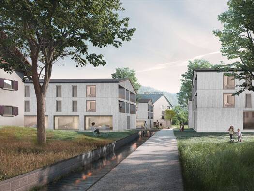 Wohnung zur Miete - Erstbezug 2 Zimmer 49,9 m² frei ab sofort Rickenbach Langhaus HE Wolfurt 6922