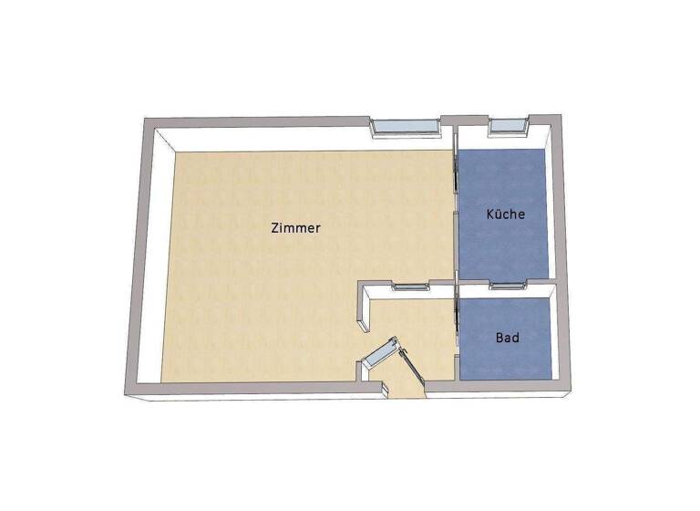 Studio zum Kauf 299.000 € 1 Zimmer 47 m² frei ab sofort Tempelhof Berlin 12103