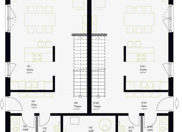 Doppelhaushälfte zum Kauf 880.159 € 5 Zimmer 134 m² 340 m² Grundstück Salmdorf Haar 85540