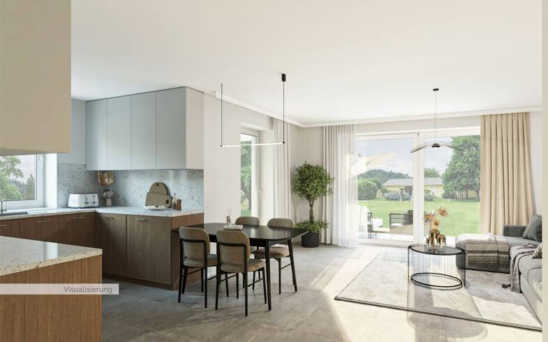 Wohnung zum Kauf - Neubau 430.000 € 3 Zimmer 96,3 m² EG Westerkappeln Westerkappeln 49492