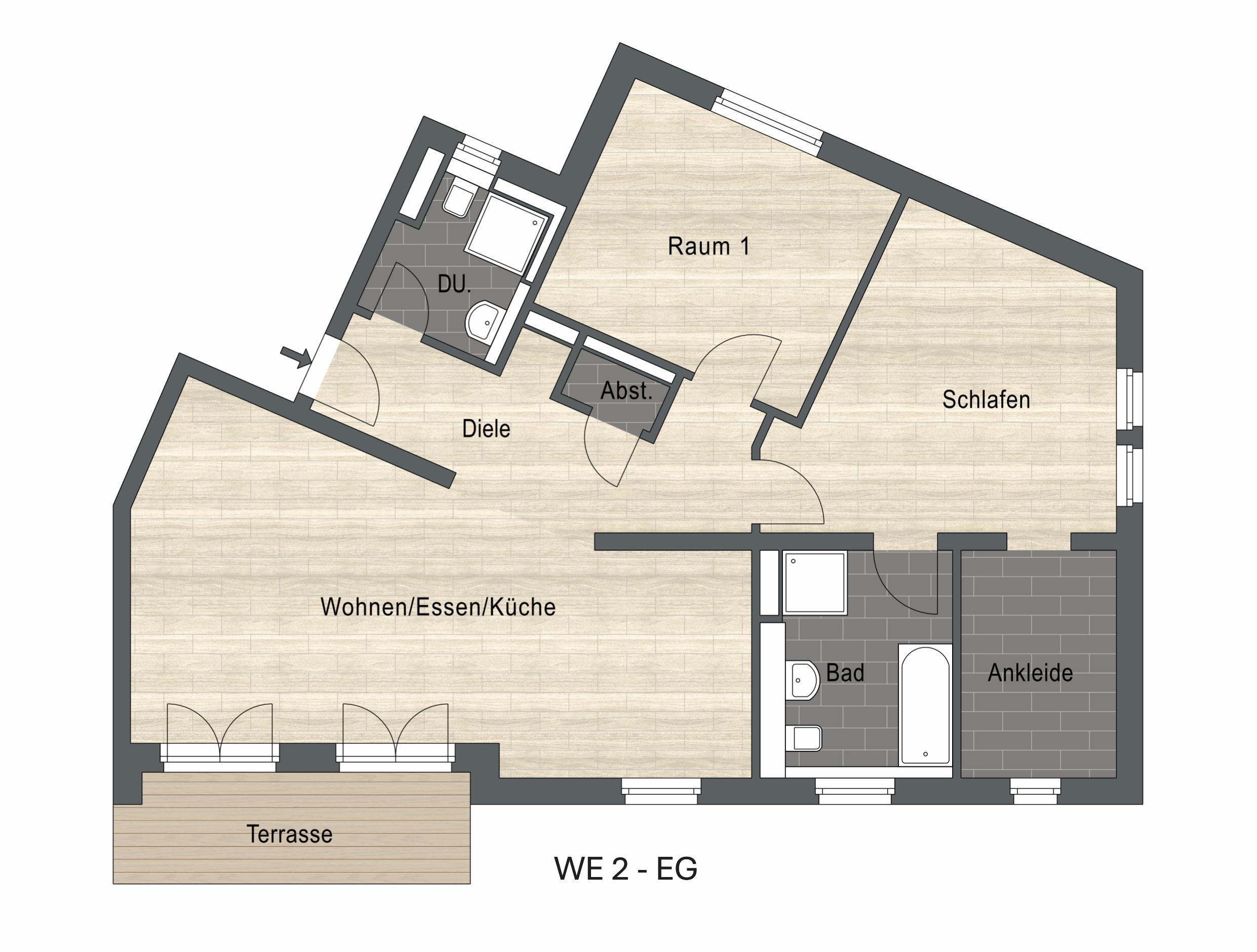 Wohnung zum Kauf 655.000 € 3 Zimmer 103 m²<br/>Wohnfläche 01.04.2025<br/>Verfügbarkeit Werden Essen 45239