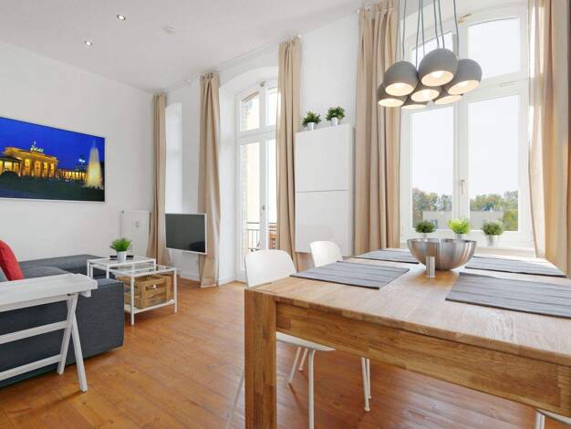 Wohnung zur Miete Wohnen auf Zeit 3.500 € 3 Zimmer 95 m² frei ab sofort Mitte Berlin 10115