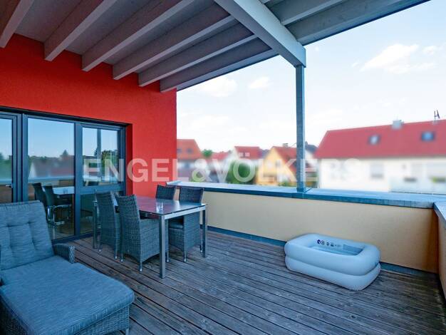 Penthouse zur Miete 1.450 € 4 Zimmer 137,1 m² 3. Geschoss Gochsheim Gochsheim 97469