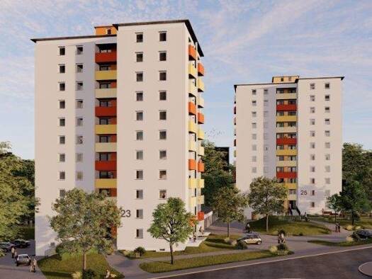 Wohnung zur Miete 751 € 3 Zimmer 73 m² 5. Geschoss frei ab 01.04.2026 Albertistr. 25 Hochfeld-Steinberg Schweinfurt 97422