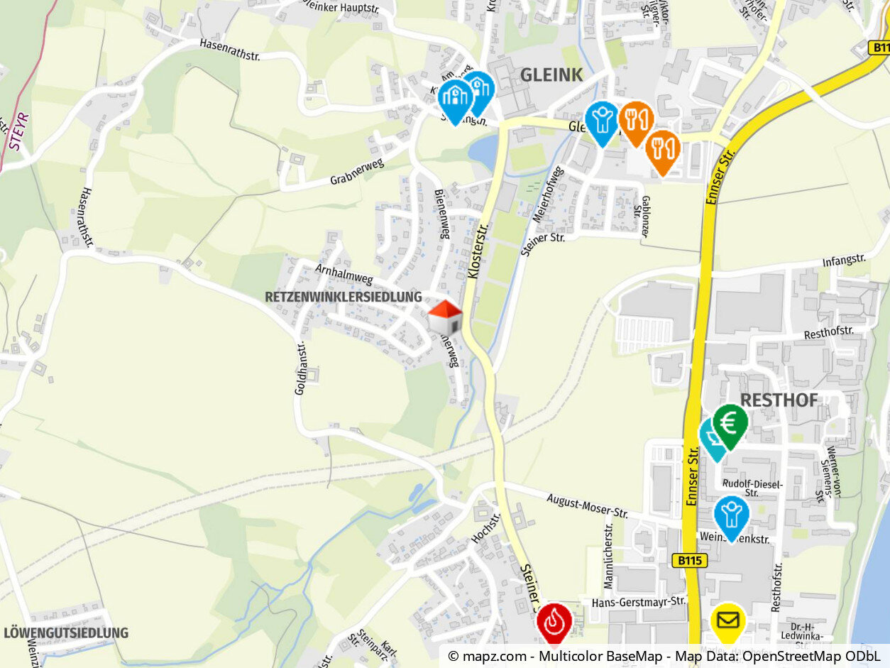 Grundstück zum Kauf 174.500 € 698 m²<br/>Grundstück Stein Steyr 4400