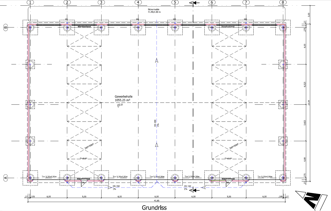 Lagerhalle zum Kauf 1.500.000 € 1.055 m²<br/>Lagerfläche Westerheim Westerheim 87784