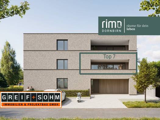 Terrassenwohnung zum Kauf - Erstbezug 499.800 € 3 Zimmer 74 m² 1. Geschoss Weidachstraße 31 Lauterach 6923