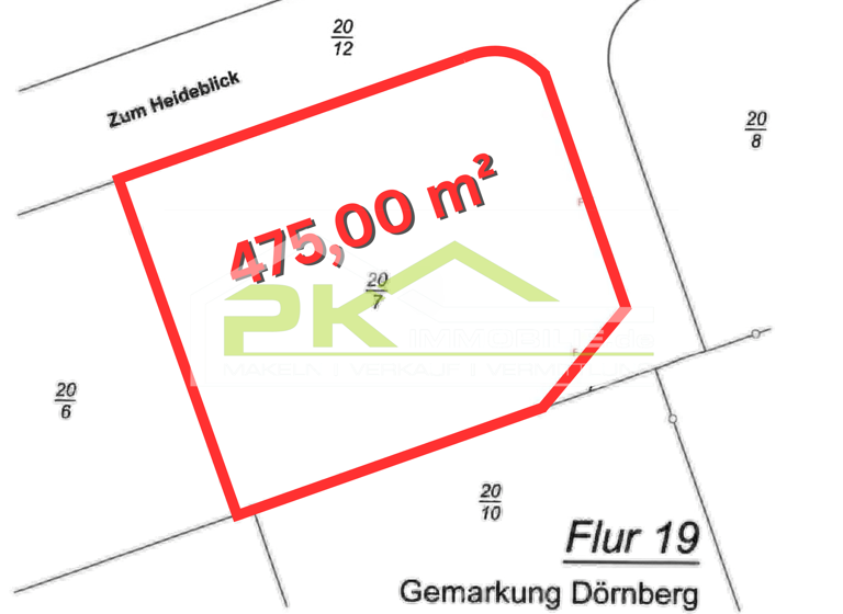 Grundstück zum Kauf 46.100 € 475 m² Grundstück Zum Heideblick 3 Dörnberg 56379