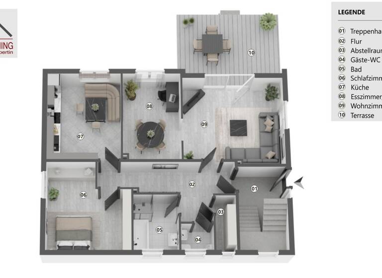 Haus zum Kauf 349.000 € 5 Zimmer 160 m² 800 m² Grundstück Moosbach 92709