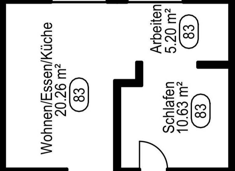 Wohnung zur Miete 610 € 2 Zimmer 56 m² Geschoss 1/2 frei ab sofort Egerer Straße 30 Waldsassen 95652