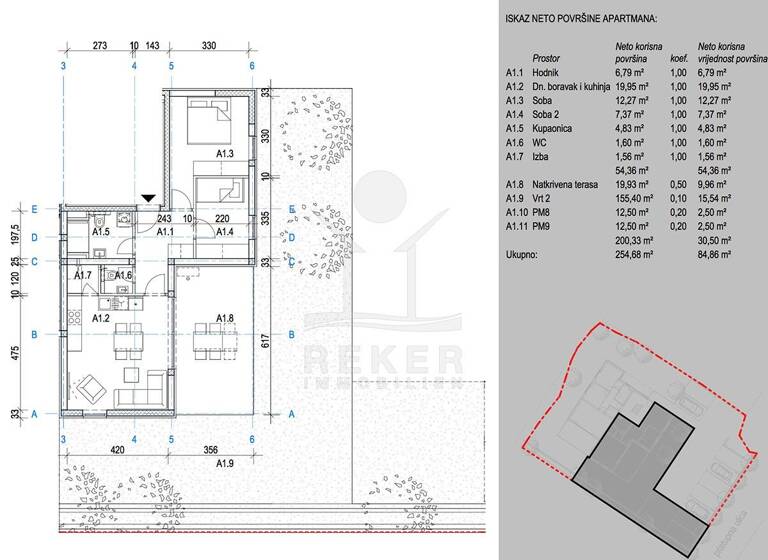 Wohnung zum Kauf - Erstbezug 265.755 € 3 Zimmer 74,3 m² EG Novalja 53291