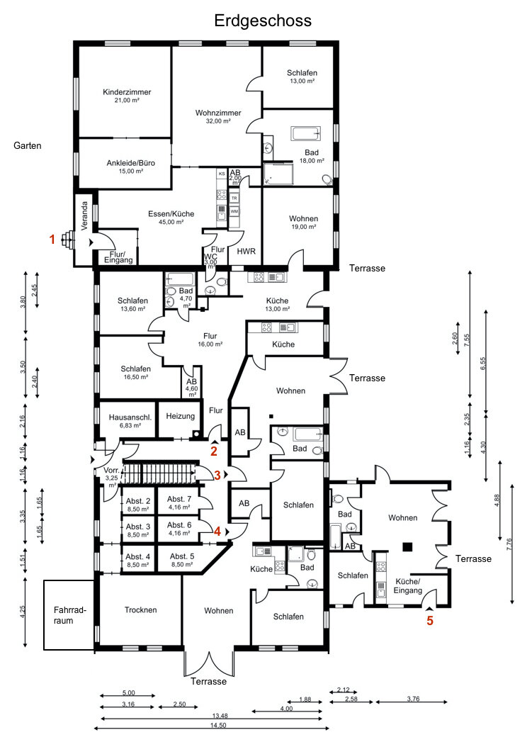 Mehrfamilienhaus zum Kauf 2.290.000 € 41 Zimmer 1.146 m²<br/>Wohnfläche 3.464 m²<br/>Grundstück Scharnebeck Scharnebeck 21379