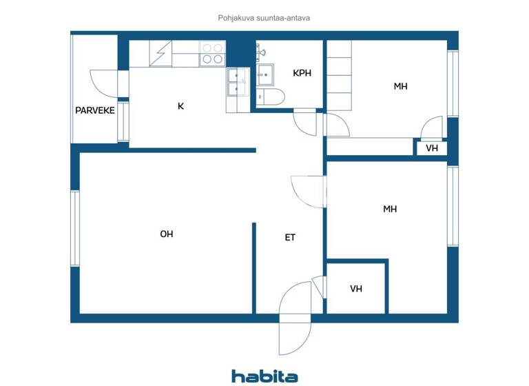 Wohnung zum Kauf 9.800 € 3 Zimmer 70 m² 1. Geschoss Lautiosaarentie 14 Keminmaa 94500