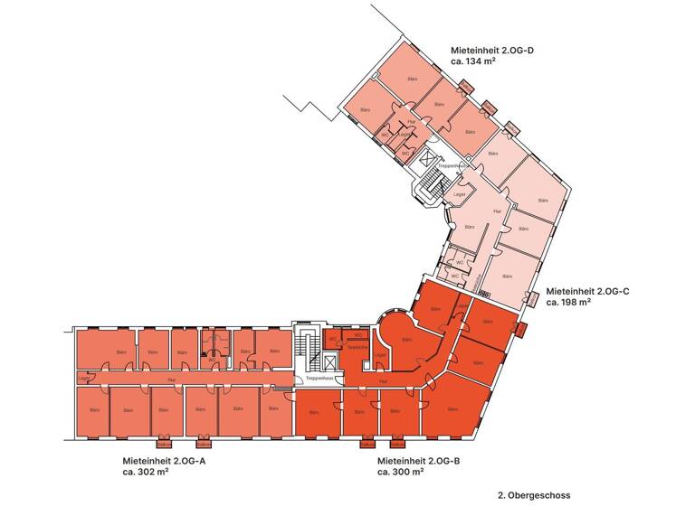 Bürofläche zur Miete provisionsfrei 16 € 933 m² Bürofläche teilbar ab 134 m² Ettlinger Straße 12-14 Südweststadt Karlsruhe 76137