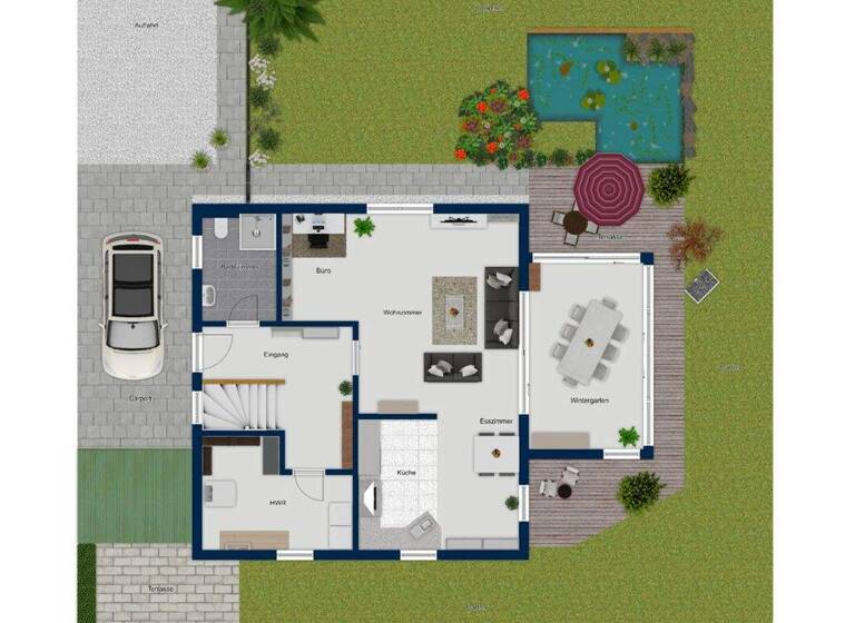 Einfamilienhaus zum Kauf 349.000 € 4 Zimmer 138 m² 854 m² Grundstück Bondorf Bad Saulgau / Bondorf 88348