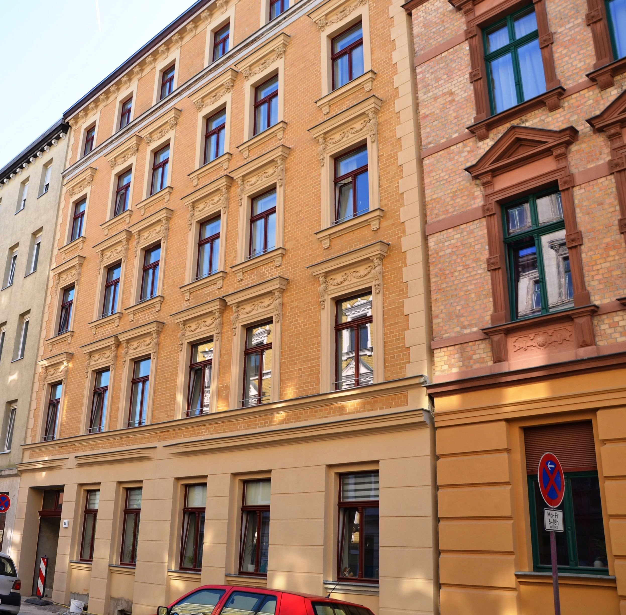 Wohnung zur Miete 838 € 4 Zimmer 88,2 m²<br/>Wohnfläche EG<br/>Geschoss Schillerstraße 34 Paulusviertel Halle (Saale) 06114