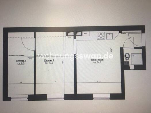 Wohnung zur Miete Tauschwohnung 790 € 2 Zimmer 37 m² 1. Geschoss Au-Haidhausen München 81543