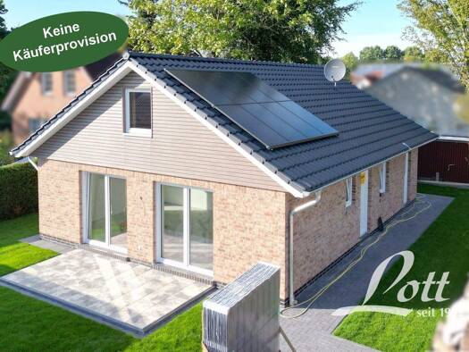 Einfamilienhaus zum Kauf - Erstbezug 380.000 € 3 Zimmer 93 m² 374 m² Grundstück Augustfehn I Apen / Augustfehn 26689