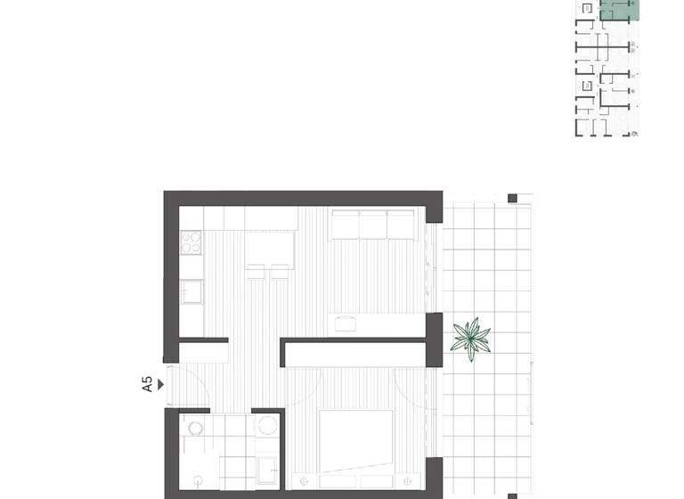 Wohnung zum Kauf 380.000 € 2 Zimmer 40,2 m² 1. Geschoss Dantestraße Brixen 39042