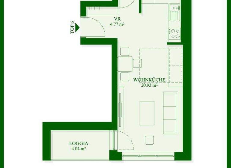 Studio zum Kauf - Erstbezug 176.147 € 1 Zimmer 30,9 m² EG Leopoldigasse Wien 1230