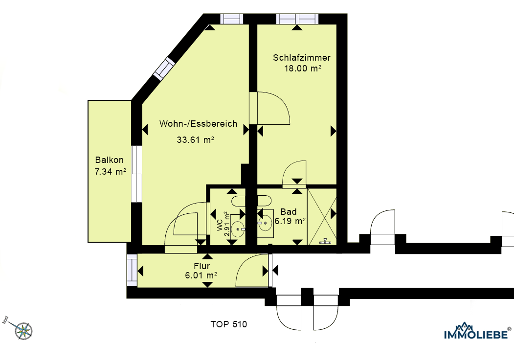 Penthouse zum Kauf provisionsfrei 383.000 € 2 Zimmer 59 m²<br/>Wohnfläche 5.<br/>Geschoss Lindau 22 Fieberbrunn 6391