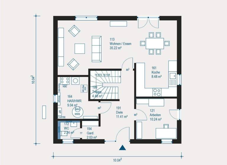 Haus zum Kauf 483.239 € 5 Zimmer 163,5 m² 484 m² Grundstück Herbede Witten 58456