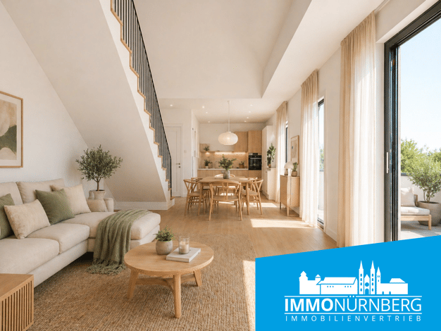 Maisonette zum Kauf - Erstbezug provisionsfrei 1.056.487 € 4 Zimmer 132,8 m² 2. Geschoss Kleinreuth h d Veste Nordwestliche Außenstadt 90425