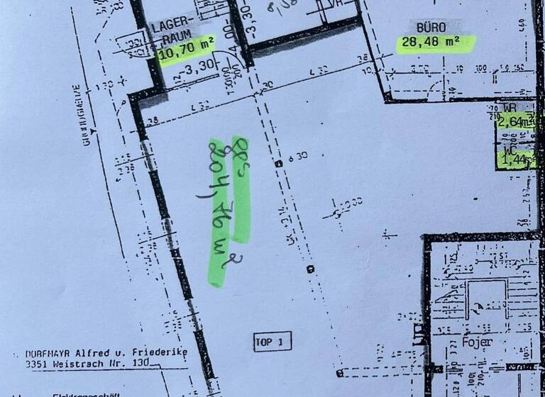 Laden zur Miete 1.890 € 3 Zimmer Weistrach 3351