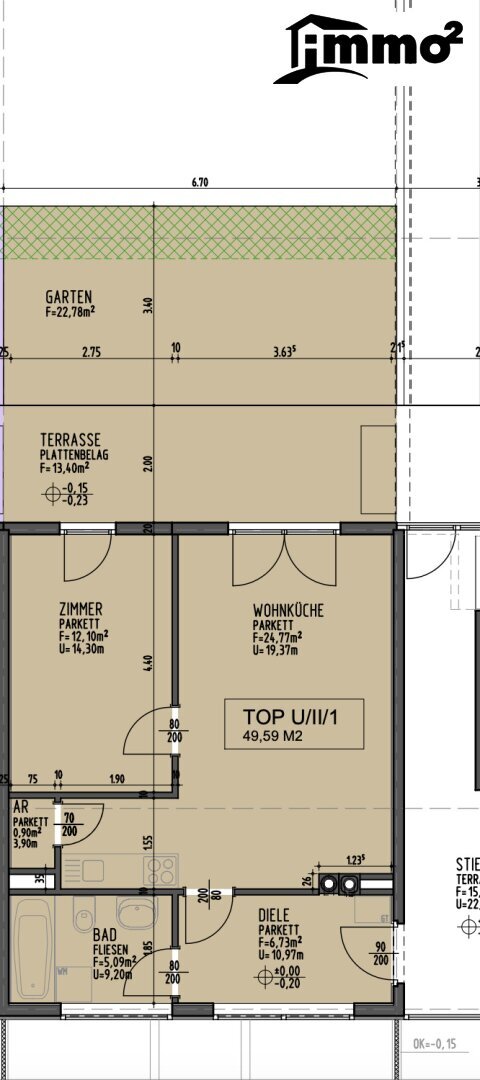 Wohnung zum Kauf 229.000 € 50 m²<br/>Wohnfläche Salzburg Salzburg 5020